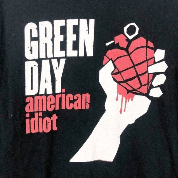 GREEN DAY American Idiot Band Tee Short Sleeve S - Picture 4 of 7